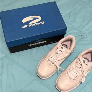 Brooks Classic White Athletic Shoes